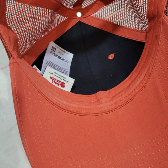 Fjallraven Vardag Långtradarkeps Cap Orange S/M | G-1000 Mesh Adjustable Trucker - Picture 5 of 7